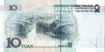 Chine 10 Yuan - Mao - Montagne - 2005 - P.904