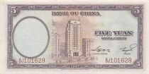 Chine 5 Yuan - 1937 - P.80