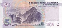 Chine 5 Yuan - Mao - Montagne - 2020 - Série FA - P.NEW