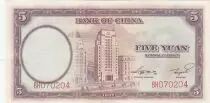 Chine 5 Yuan - SYS - 1937 - Série BH