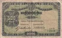 Chine 500 Reis - Armoiries - Femme casquée - 1904 - P.105a