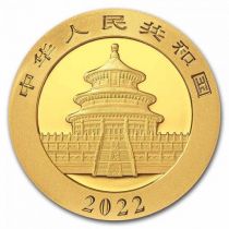 Chine Panda Or version 1 gramme - Chine 2022
