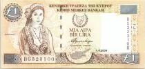 Chipre 1 Pound - Chipriota - Recipientes artesanales - 2004