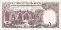 Chipre 1 Pound - Woman - Monument - 1989 - VF - P.53a