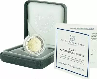 Chipre 2 Euros  - 2022 - Erasmus - Coffret BE