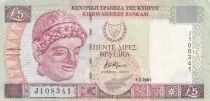 Chipre 5 pounds - Head of young man - Church and Mosque - 2001 - J108341