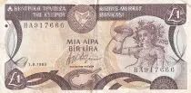 Chypre 1 Pound - Femme - Monument - 1995 - P.53d