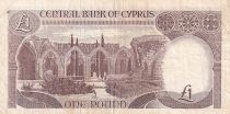 Chypre 1 Pound - Nymphe Acme - 1988 - Série Y - P.53a