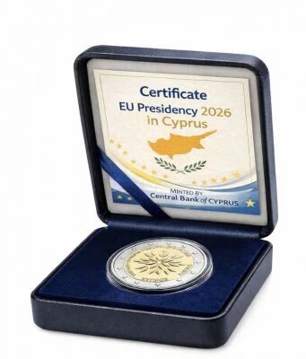 Chypre 2 Euros comm�morative BE 2026 - Pr�sidence de l?Union europ�enne
