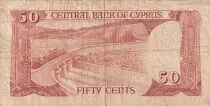 Chypre 50 Cents - Jeune fille - Barrage - 1983 - P.49
