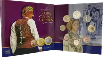 Chypre Coffret BU Euro - Costumes traditionnels - 2022