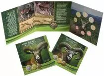 Chypre Coffret BU Euro Chypre 2021 - Mouflon - Face nationale des Euros de Chypre (3/3)