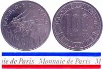 Ciad 100 Francs - 1971 - Test strike