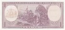 Cile 1 Escudo - Arturo Prat - ND (1964) - Serial Q.23 - P.136