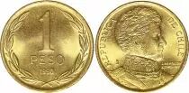 Cile 1 Peso 1990 - Bernardo O&acute;Higgins