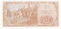 Cile 10 Escudos - J.M. Balmaceda - 1970 - Serial A.15 - P.143