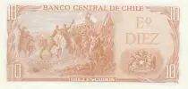 Cile 10 Escudos - J.M. Balmaceda - Cavalry - 19(73-74) - Series A27