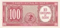 Cile 100 Escudos - Arturo Prat - ND (1960) - P.127