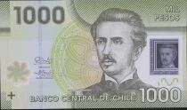 Cile 1000 Pesos - I. Carrera Pinto - Torres del Paine National Park - 2025 - Polymer