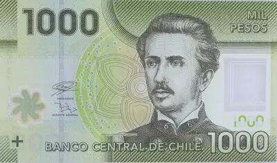 Cile 1000 Pesos I. Carrera Pinto -  2020 - Polymer - Serial DB