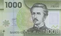 Cile 1000 Pesos I. Carrera Pinto -  2020 - Polymer - Serial DB