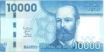 Cile 10000 Pesos Cpt. de Fragata Don Arturo Prat - 2012