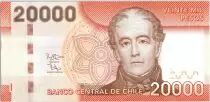 Cile 20000 Pesos - Don Andres Bello - 2015 - UNC - P.165f