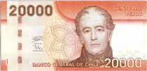 Cile 20000 Pesos Don Andres Bello - 2020 - UNC- P.165k