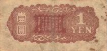 Cina 1 Yen - Japanese invasion - ND (1940) - P.M15