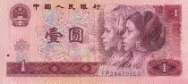 Cina 1 Yuan - Women - Great wall of China 1996 - Serila FP - P.884c