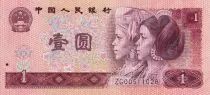 Cina 1 Yuan - Women - Great wall of China 1996 - Serila ZG - P.884c