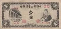 Cina 1 Yuan Conficius - 1941 - Bloc 95
