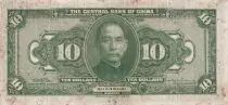 Cina 10 Dollars - Sun Yat -Sen 1928 - Serial SX - F - P.197g