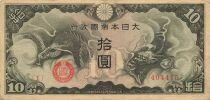 Cina 10 Yen - Japanese invasion - ND (1940) - P.M19a