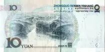 Cina 10 Yuan - Mao - Mountain - 2005 - P.904