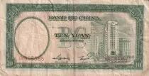 Cina 10 Yuan Portrait of SYS - Skyscraper - China - 1937