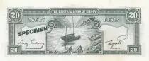 Cina 20 Cents - Tchang Kai-chek - Boat - Specimen - 1946 - P.395A