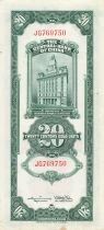 Cina 20 Gold Units  - Sun Yat-Sen - 1930 - P.328