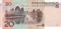 Cina 20 Yuan - Mao - Bay - 1999 - Serial JJ - P.899