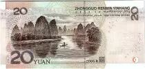 Cina 20 Yuan Mao - River scene 2005 - UNC - P.905