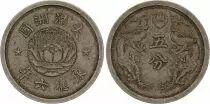 Cina 5 Fen Mandchoukuo (1934-1939) - K\'ang-te