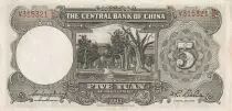 Cina 5 Yuan - SYS - 1936 - Serial V - P.213a