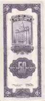 Cina 50 Customs Gold Unit China - 1930 - XF - P.329