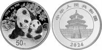Cina 50 Yuan - Panda 150g - 2024 Silver
