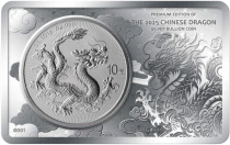 Cina Premium Edition of the Chinese Dragon 2 oz + 1 oz 2026 BU/BE