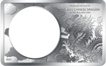 Cina Premium Edition of the Chinese Dragon 2 oz + 1 oz 2026 BU/BE