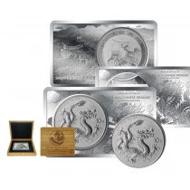 Cina Premium Edition of the Chinese Dragon 2 oz + 1 oz 2026 BU/BE