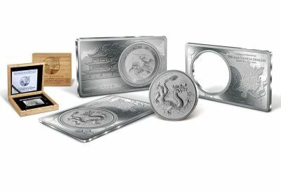 Cina Premium Edition of the Chinese Dragon 2 oz + 1 oz 2026 BU/BE
