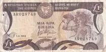 Cipro 1 Pound - Woman - Monument - 1993 - P.53c