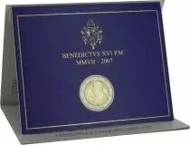 Citt&agrave; del Vaticano  2 Euros Commemorative 2007 80 years of Benedict XVI